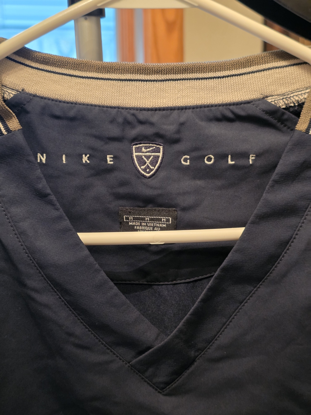 Nike Golf Men's Navy Vest w/ Golf Club Logo, Sz M